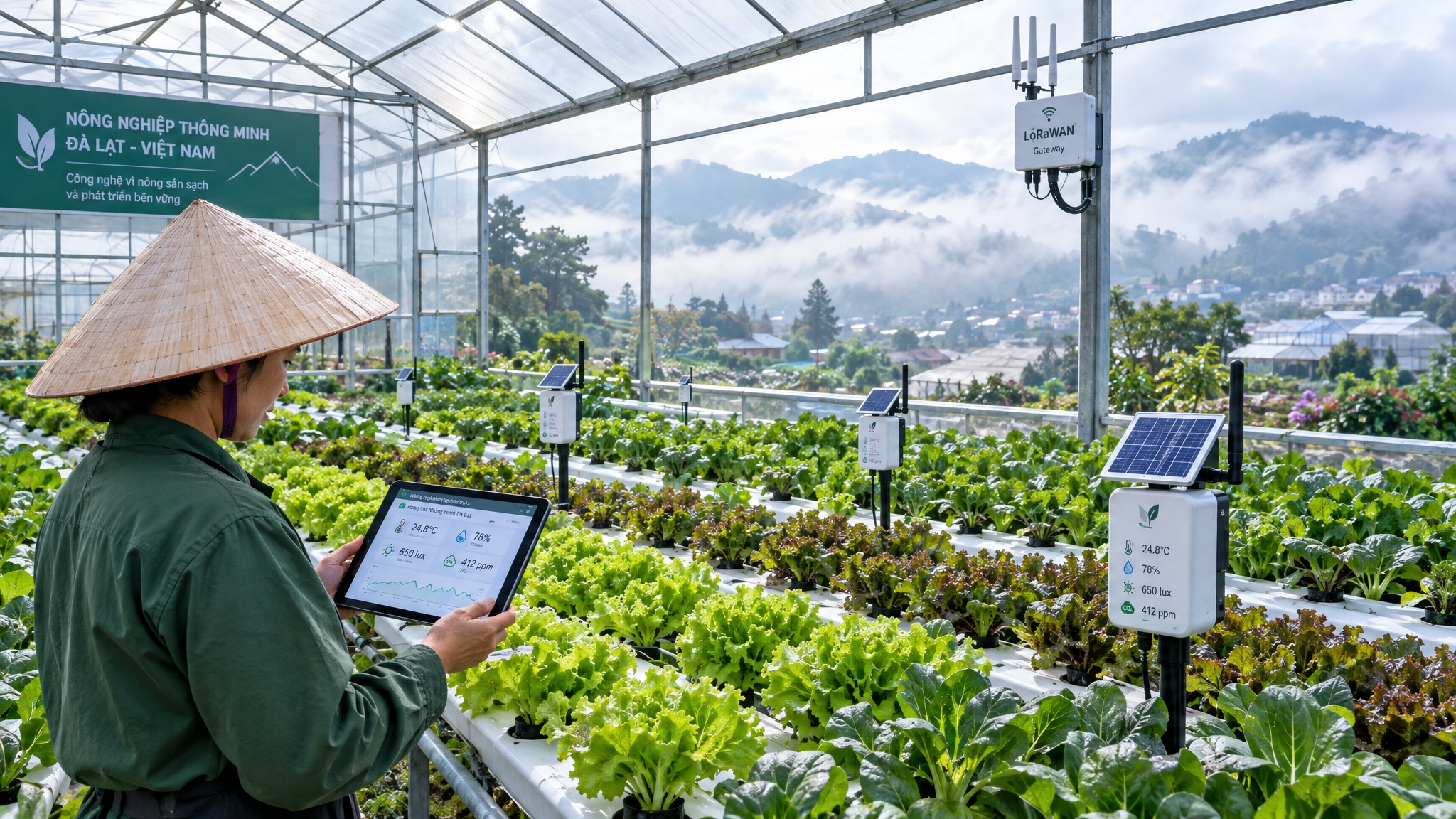 Thiết kế và sản xuất thiết bị IoT đo môi trường